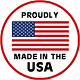 Proudly made in the USA.